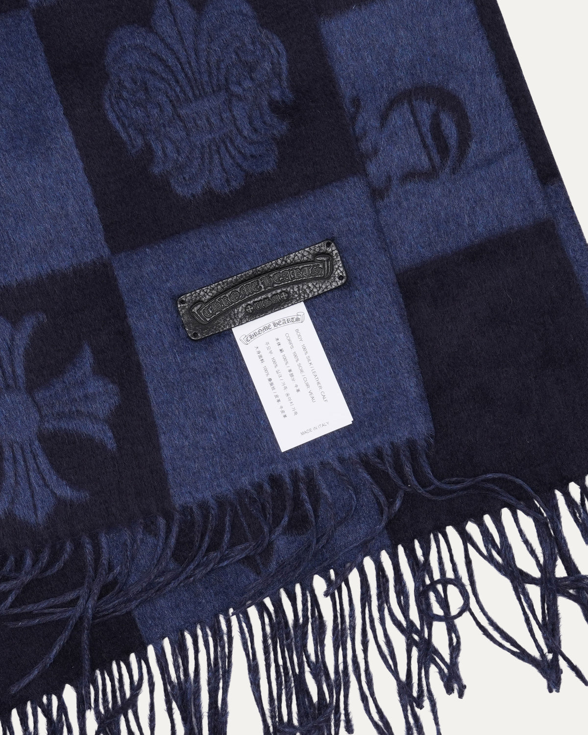 Plus Cross Patch Silk Throw Blanket