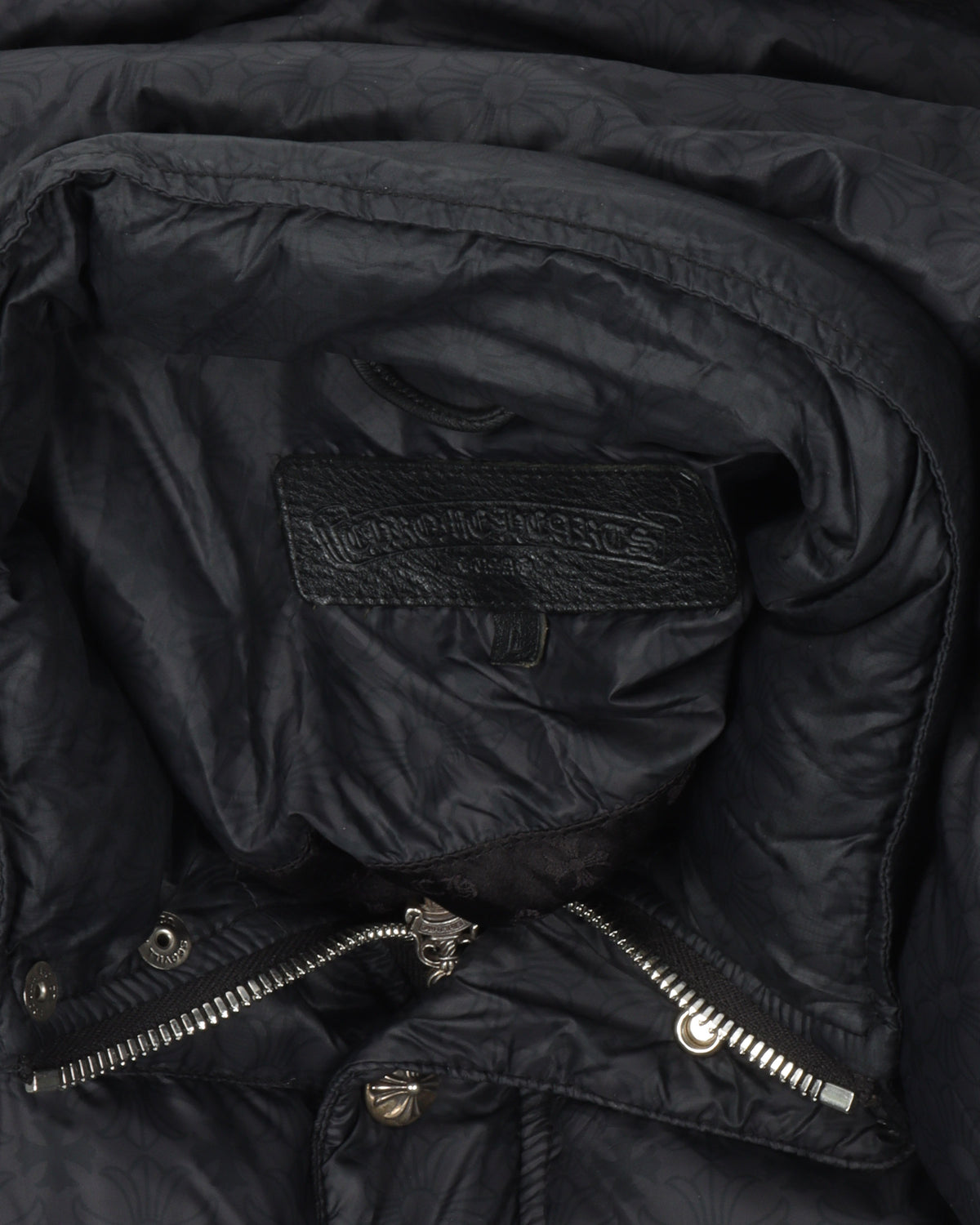 Tonal Monogram Puffer Jacket with Packable Hood