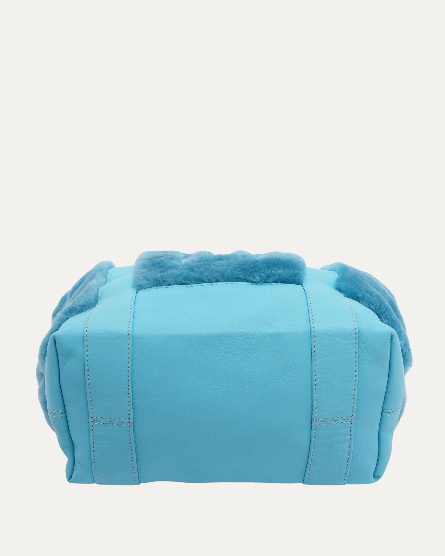 Cross Patch Fur Tote Bag