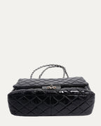 Patent Leather Jumbo Classic Double Flap Bag