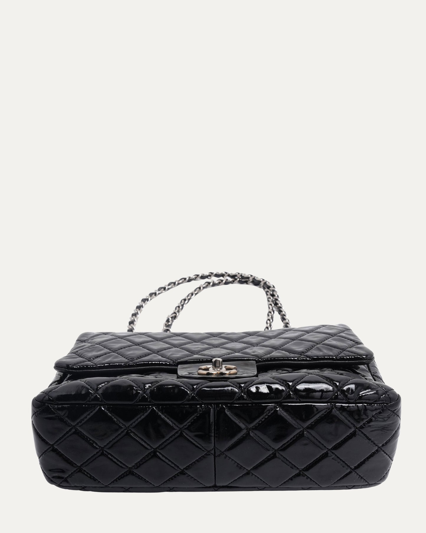 Patent Leather Jumbo Classic Double Flap Bag