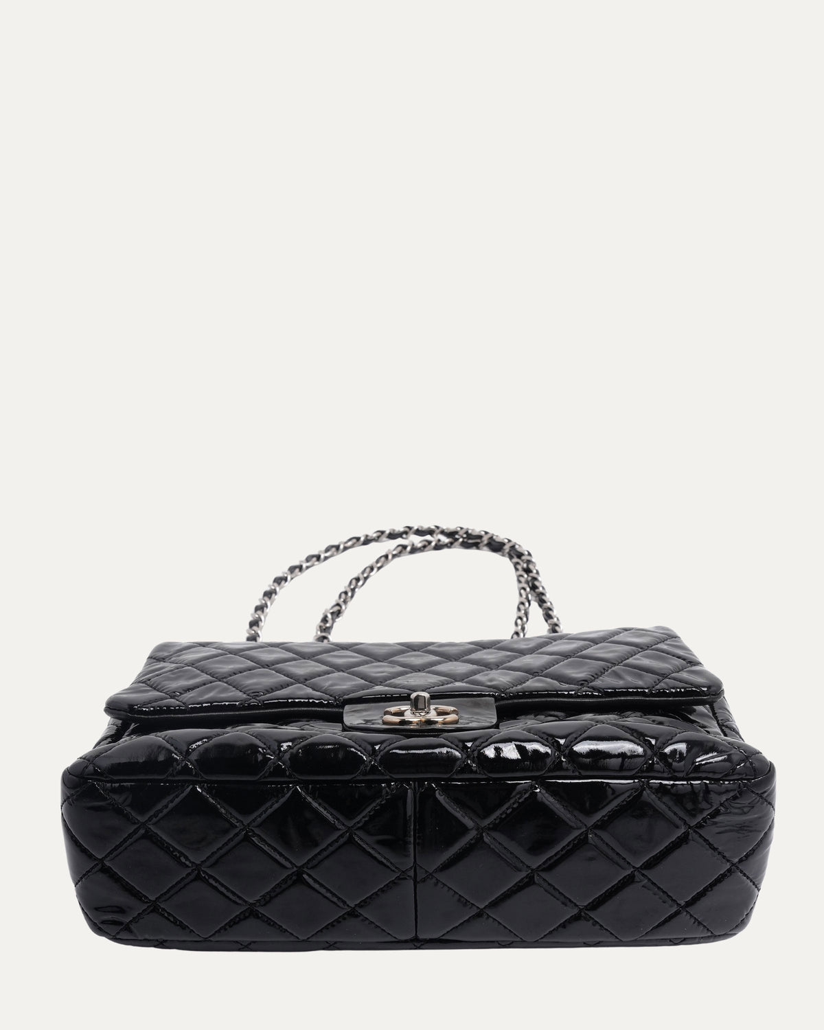 Patent Leather Jumbo Classic Double Flap Bag