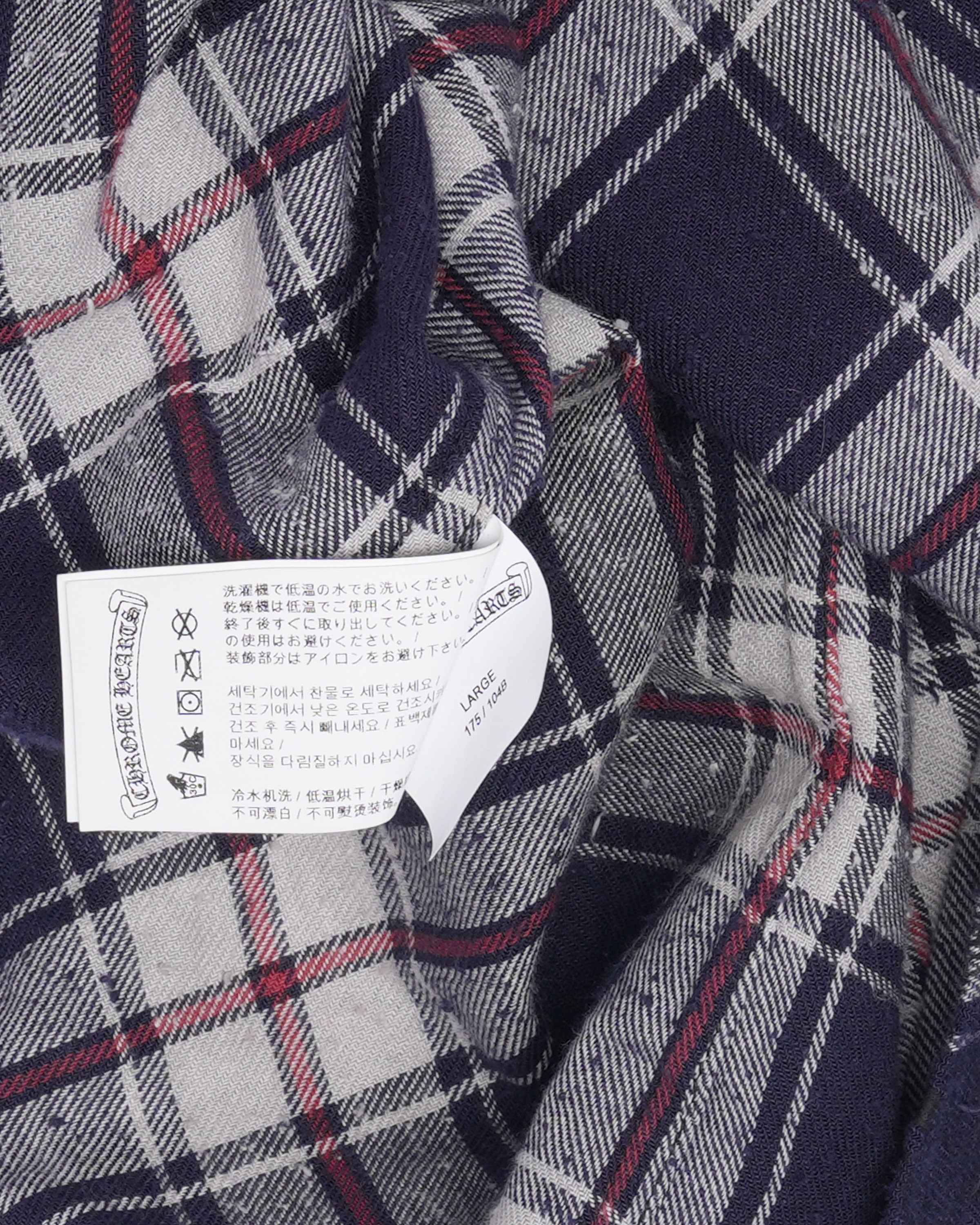 Cross Patch Monogram Flannel Shirt