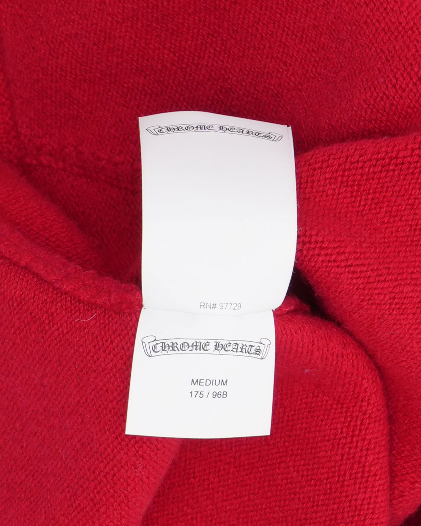 Triple Cross Patch Cashmere Blend Hooded Sweater