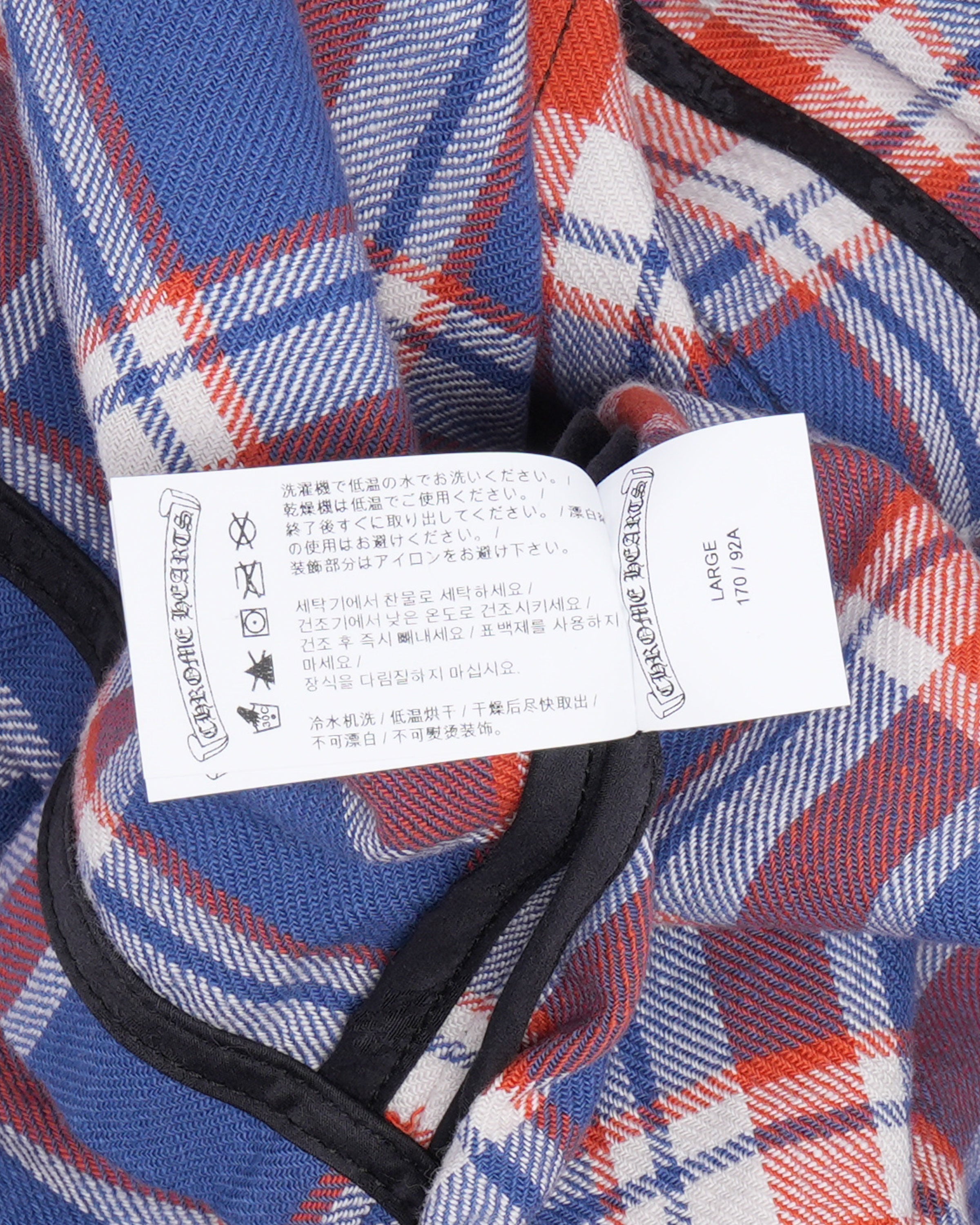 Sleeve Print Flannel Shirt