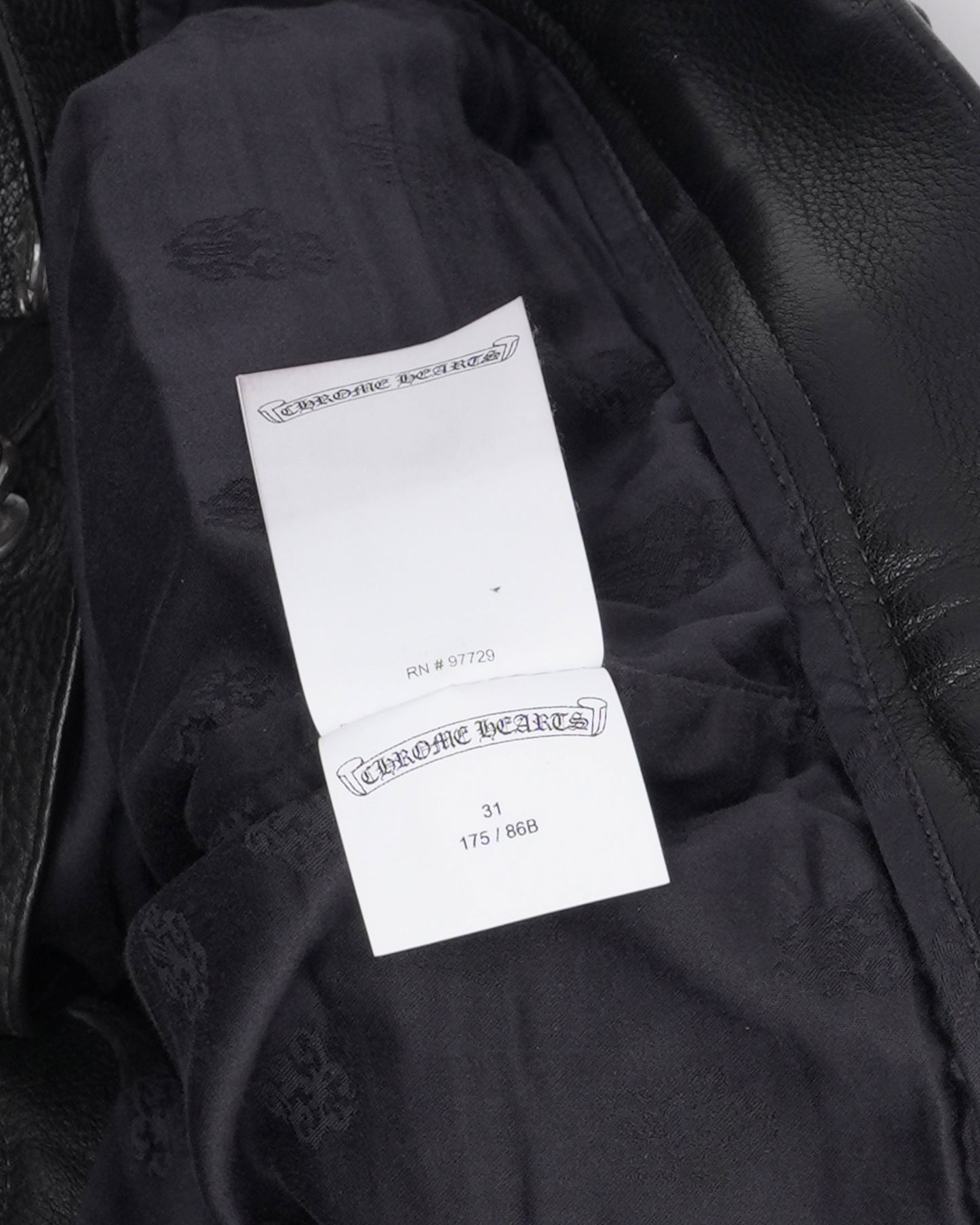 Fleur Knee Leather Carpenter Pants