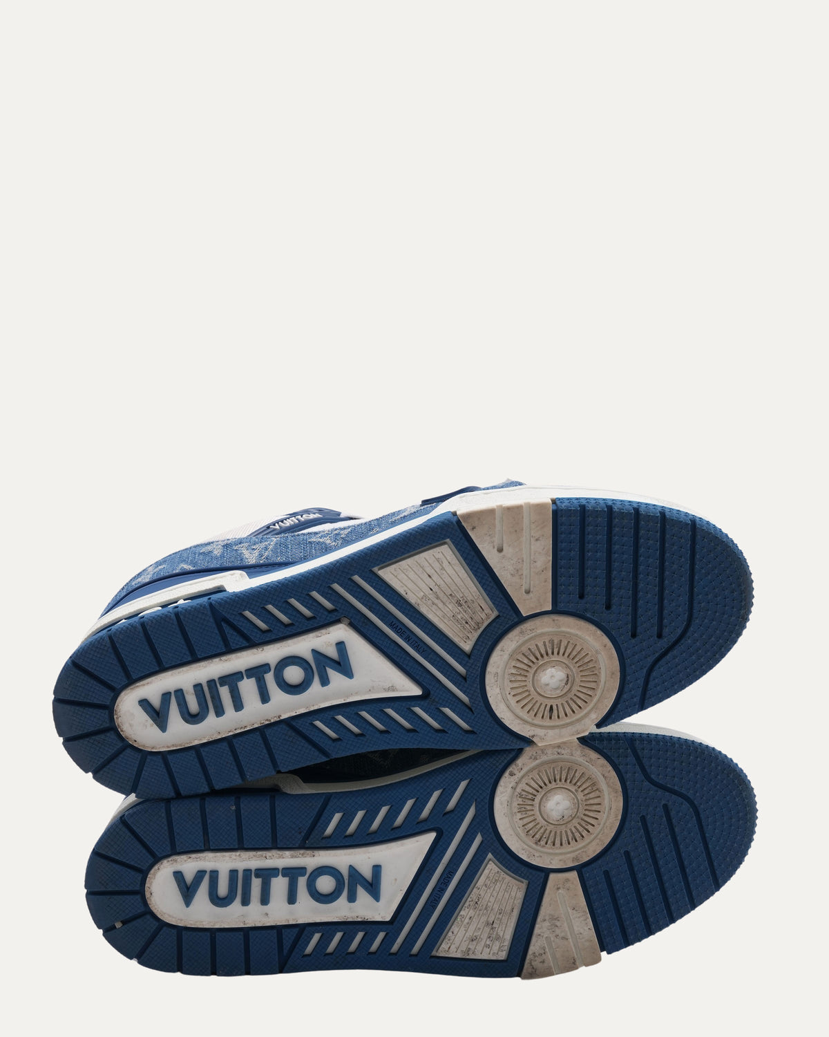 Denim Monogram LV Trainers