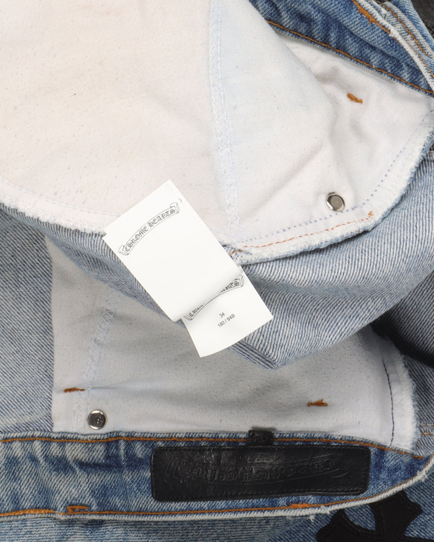 Levi's Zipper Fly Cross Patch Jeans