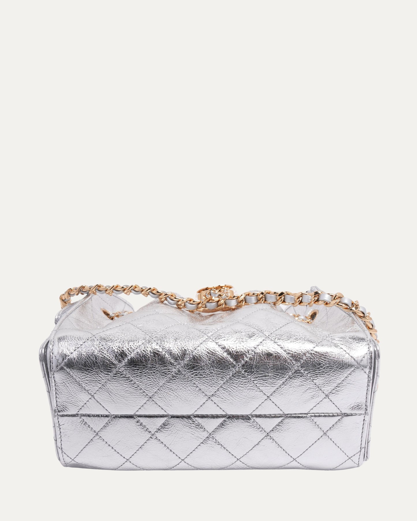 Metallic Quilted Mini 25 Hobo Bag