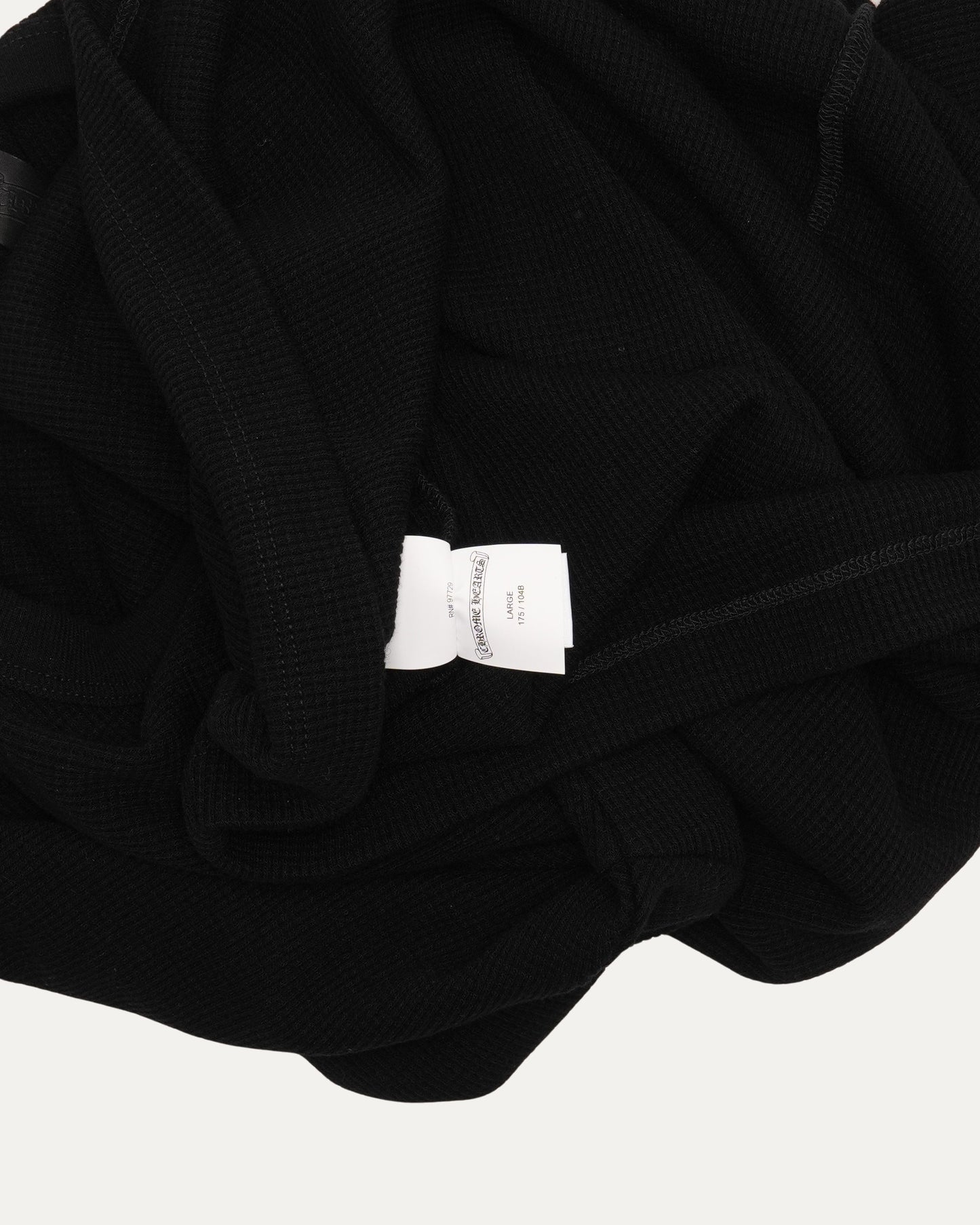 Embroidered Thermal Long Sleeve T-Shirt