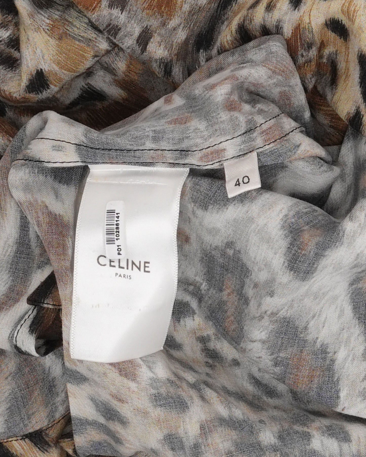 Animal Print Short Sleeve Shirt