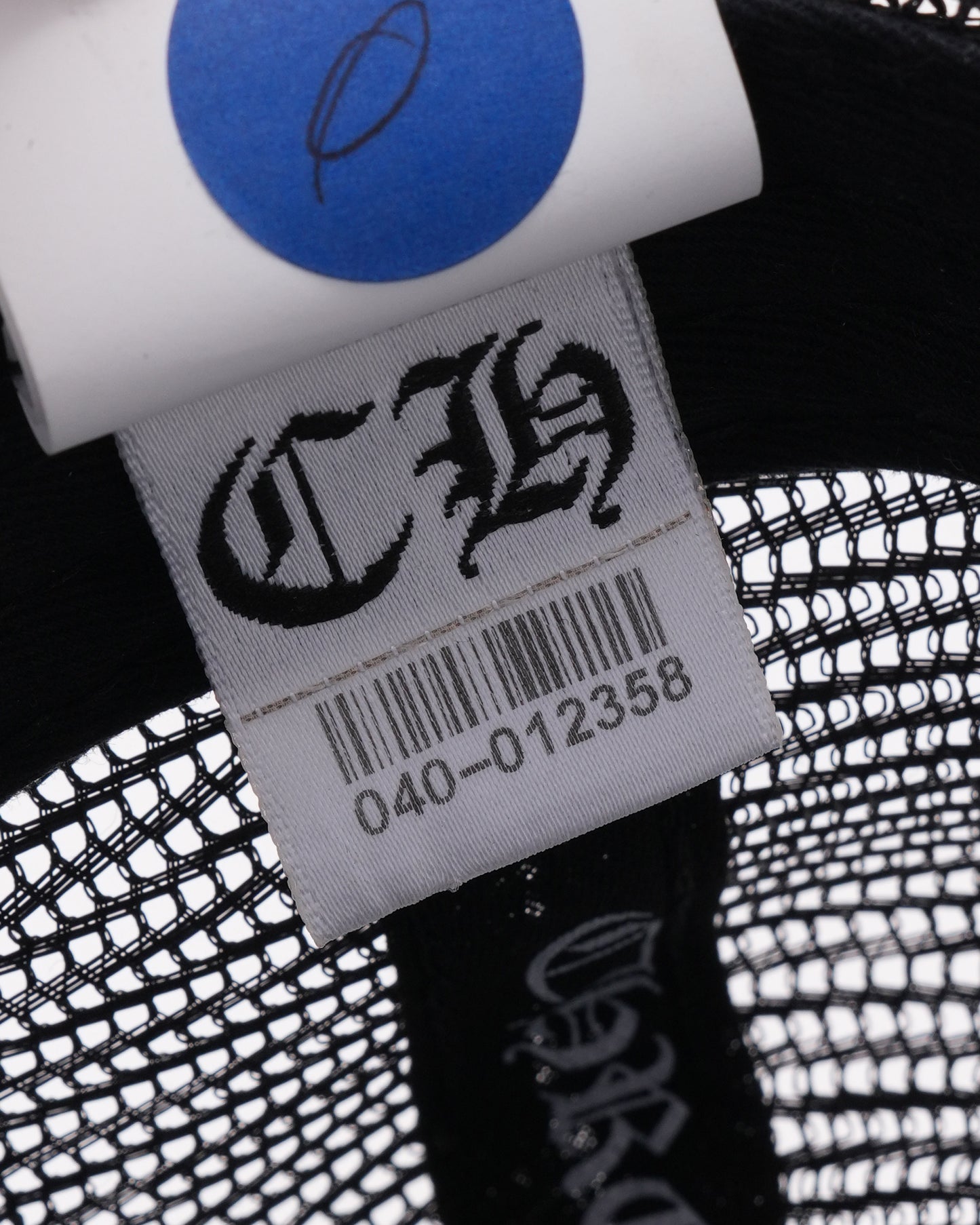 Leather Cross Patch Trucker Hat