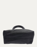 Cross Patch Leather Tote Bag