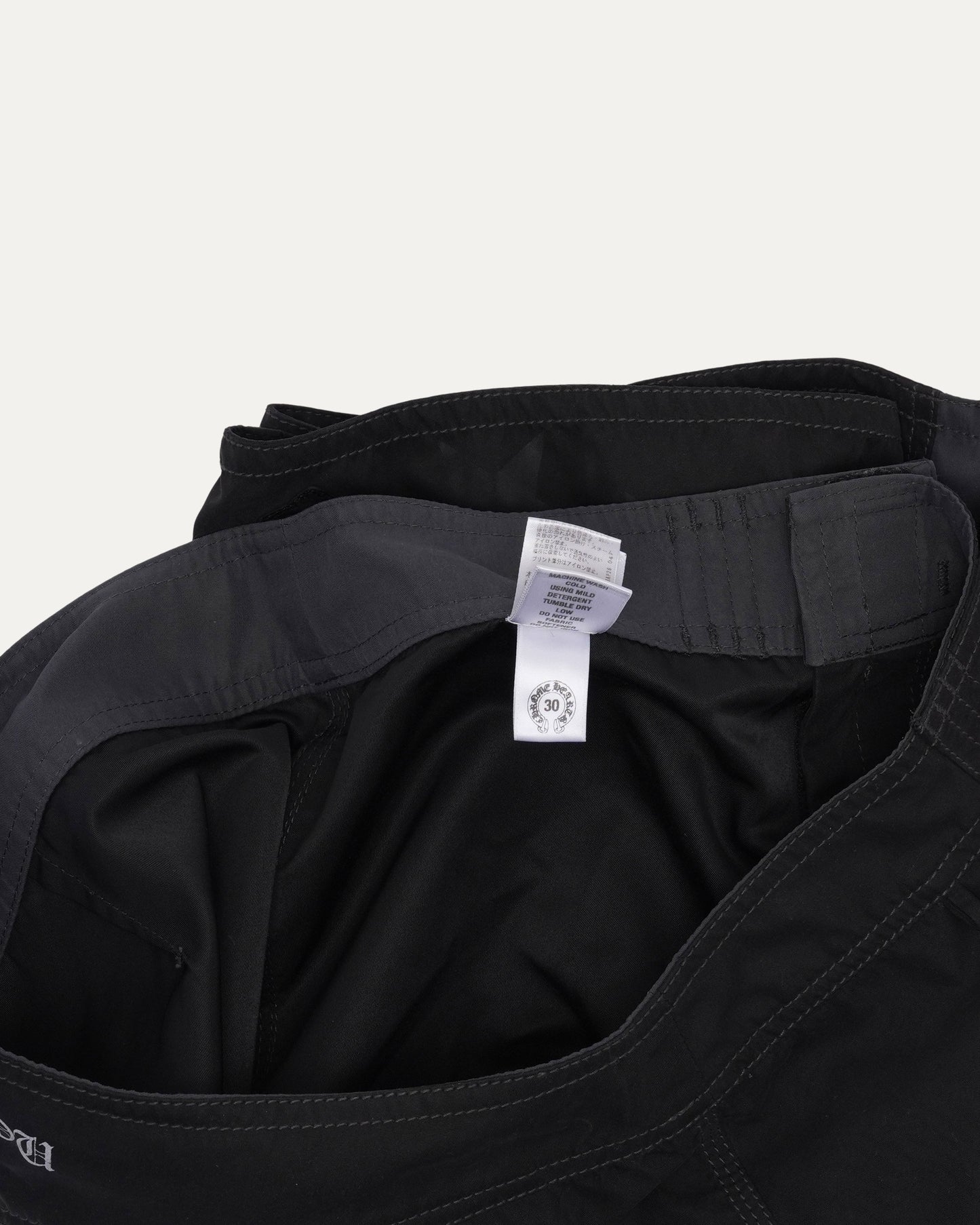 Plus Cross Patch Star Print Swim Trunks