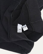 Silver Embellished Cross Patch Zip Up Hoodie