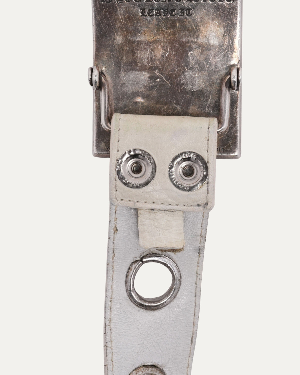 Grommet Belt with American Flag Buckle