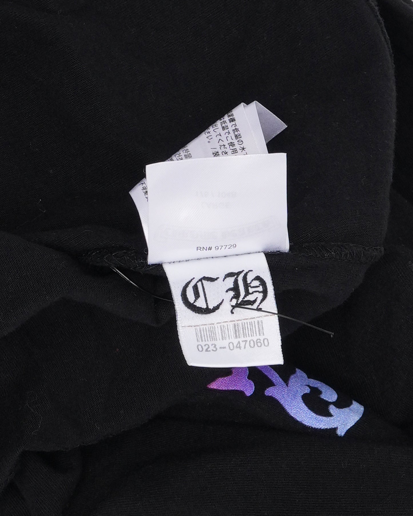 Gradient Vine Dagger Long Sleeve Pocket T-Shirt