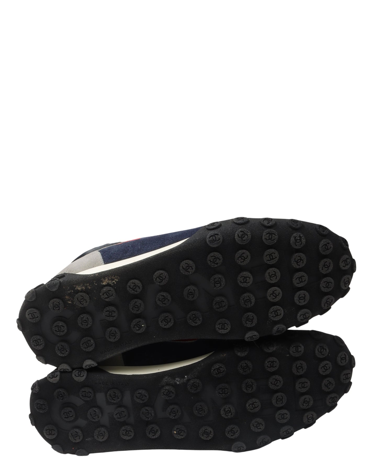 Suede and Nylon Sneaker