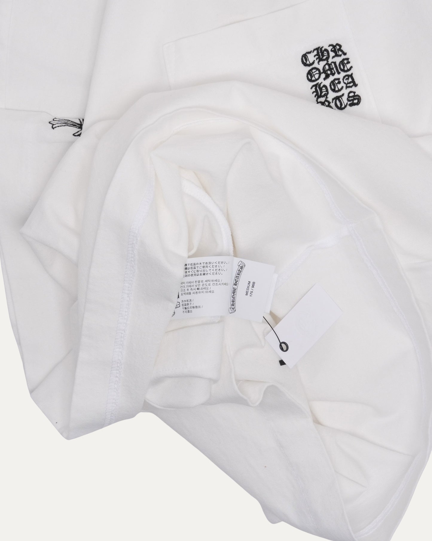 Heavyweight Embroidered Eye Chart Pocket T-Shirt