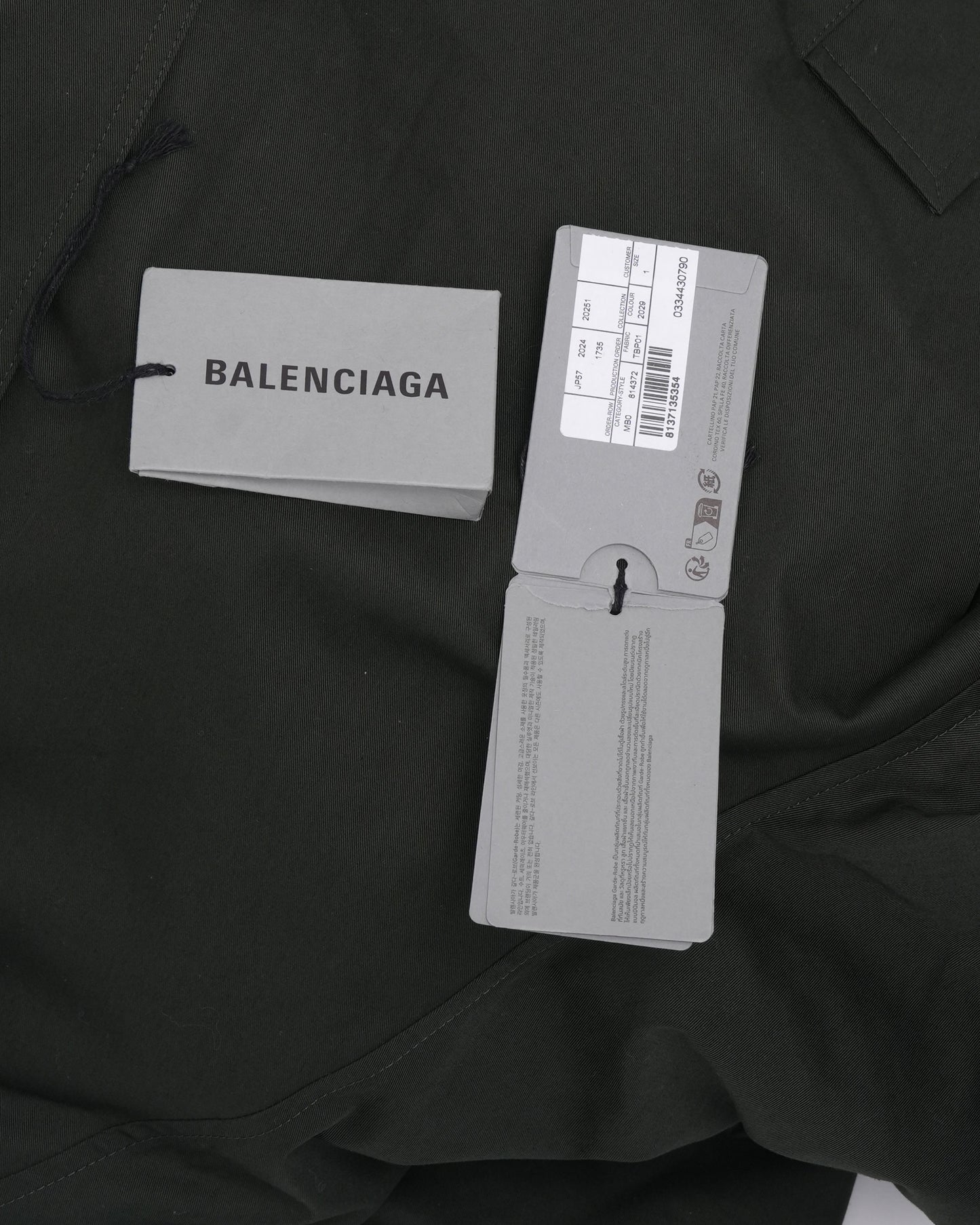 Belted Cotton Car Coat