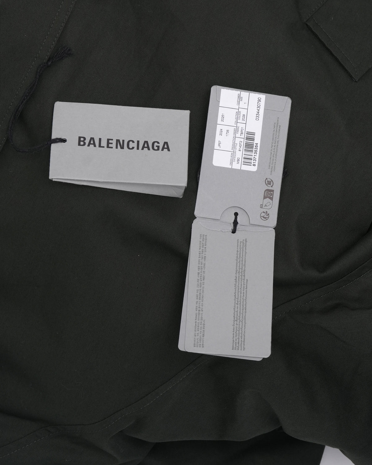 Belted Cotton Car Coat