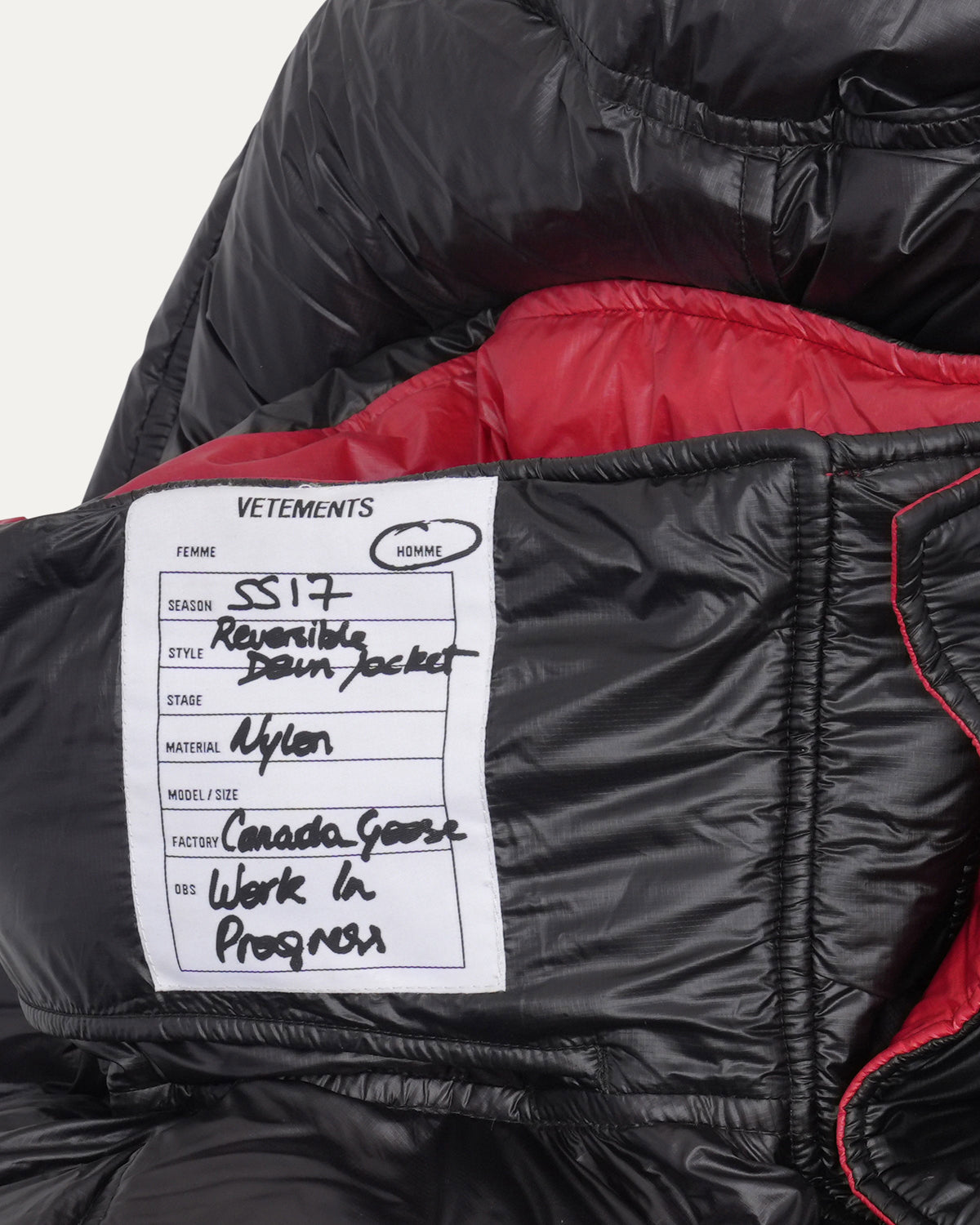 Canada Goose Reversible Down Puffer Jacket