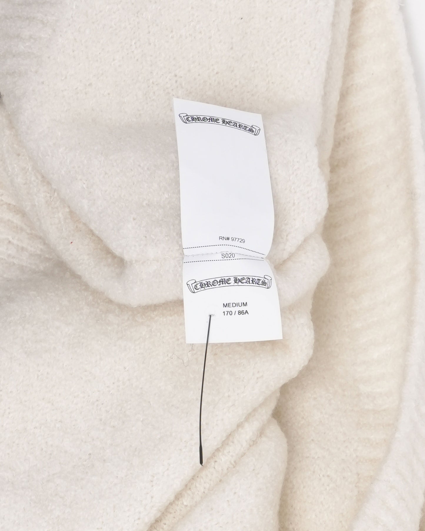 Silk Cashmere Blend Cross Patch Sweater