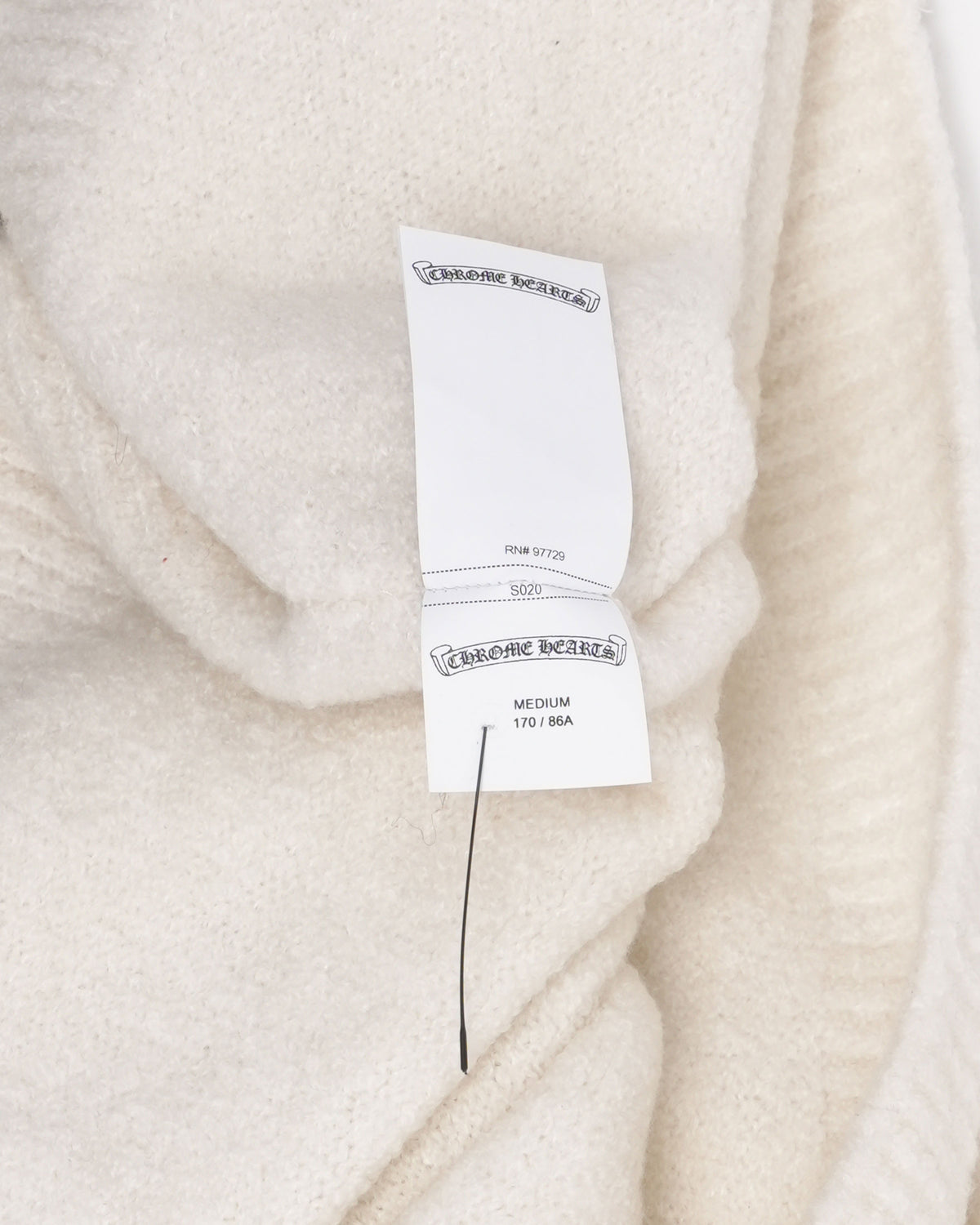 Silk Cashmere Blend Cross Patch Sweater