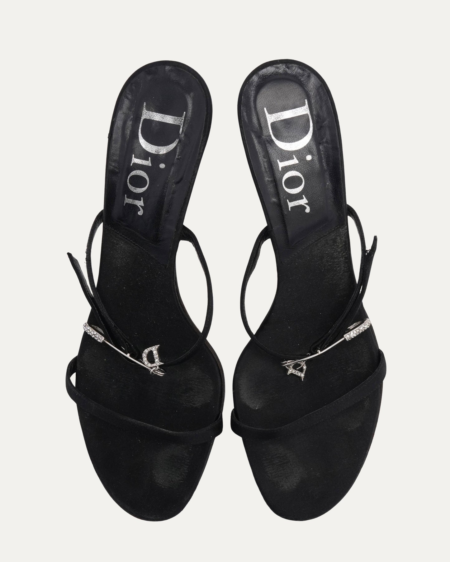 Rhinestone Safety Pin Heels