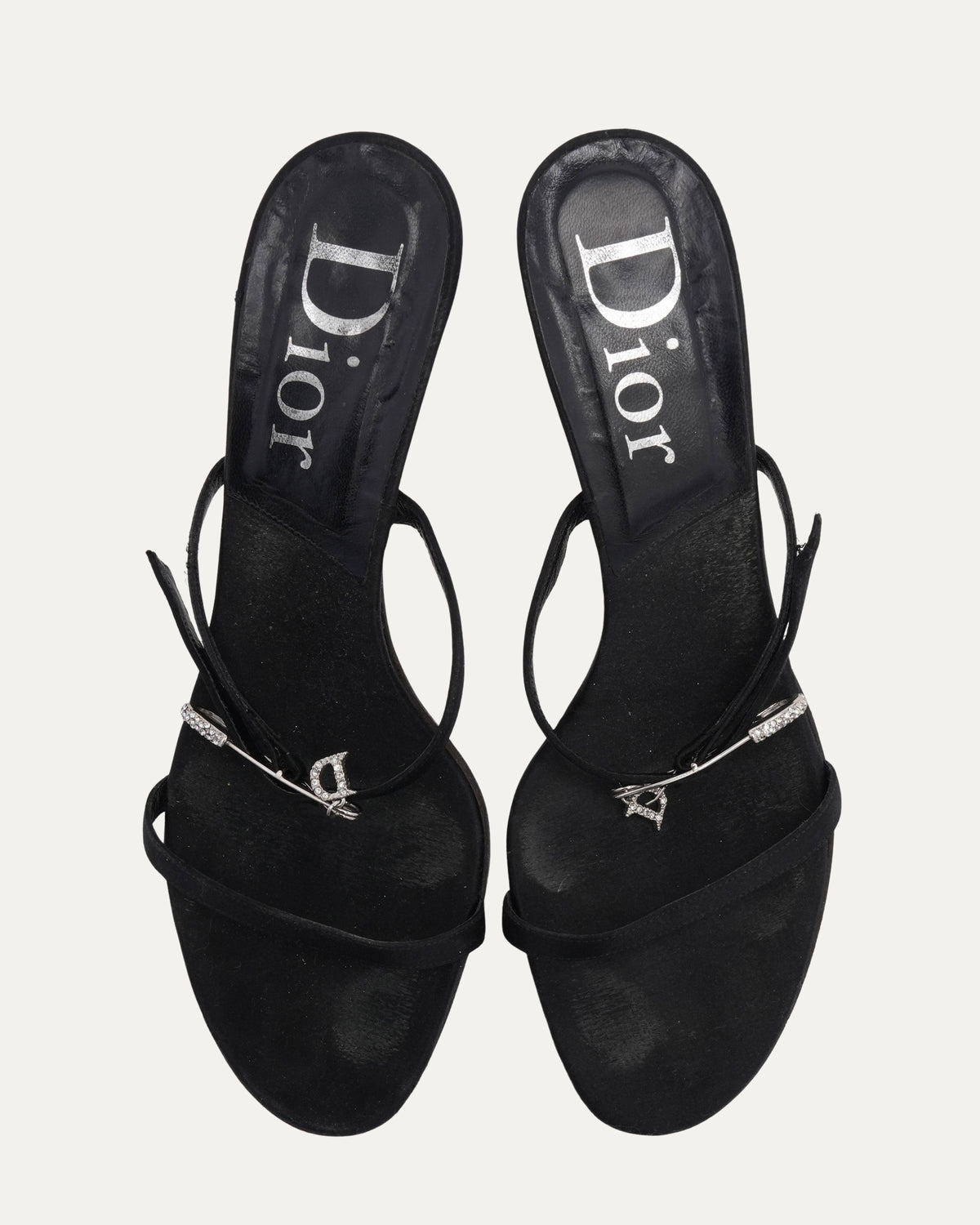 Rhinestone Safety Pin Heels