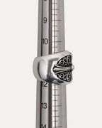 Oval Cross Ring