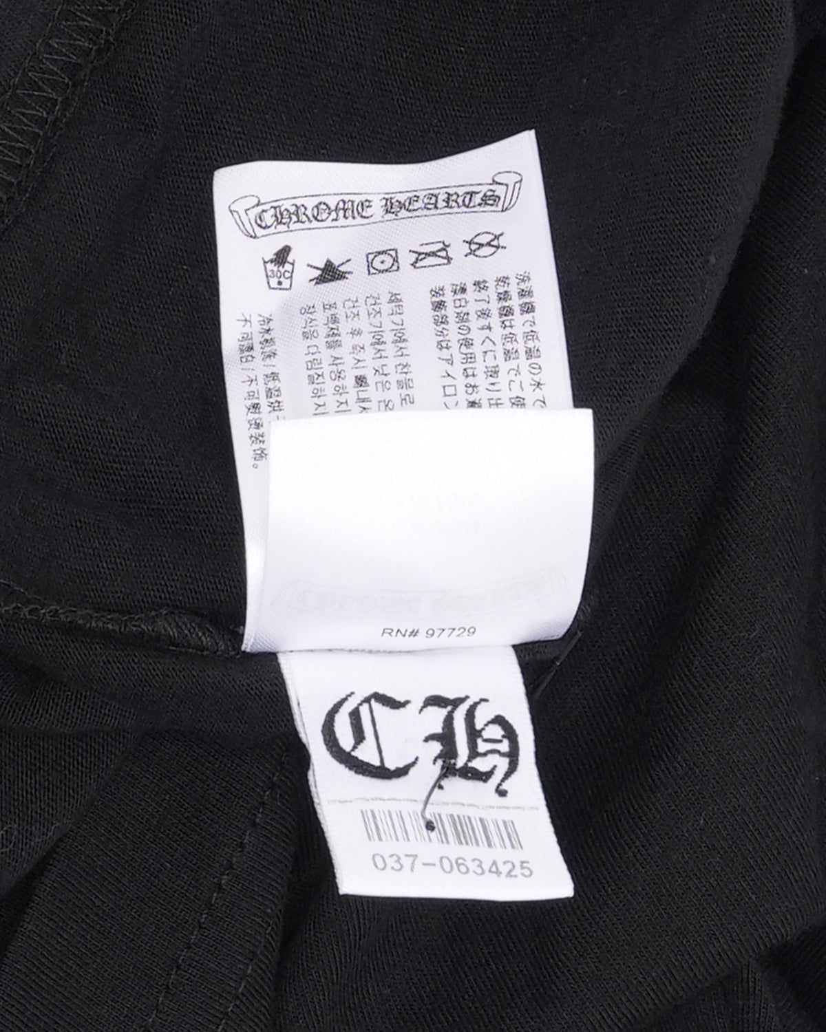 Neck Logo Long Sleeve Pocket T-Shirt