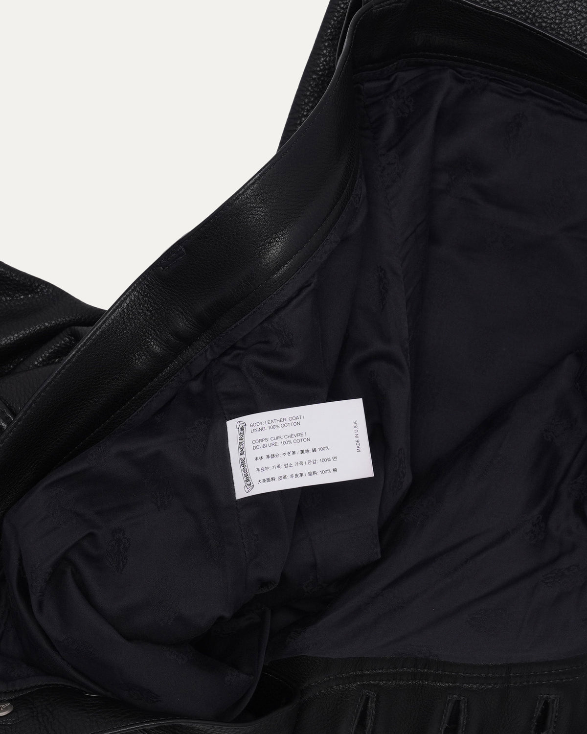 Fleur Knee Leather Carpenter Pants