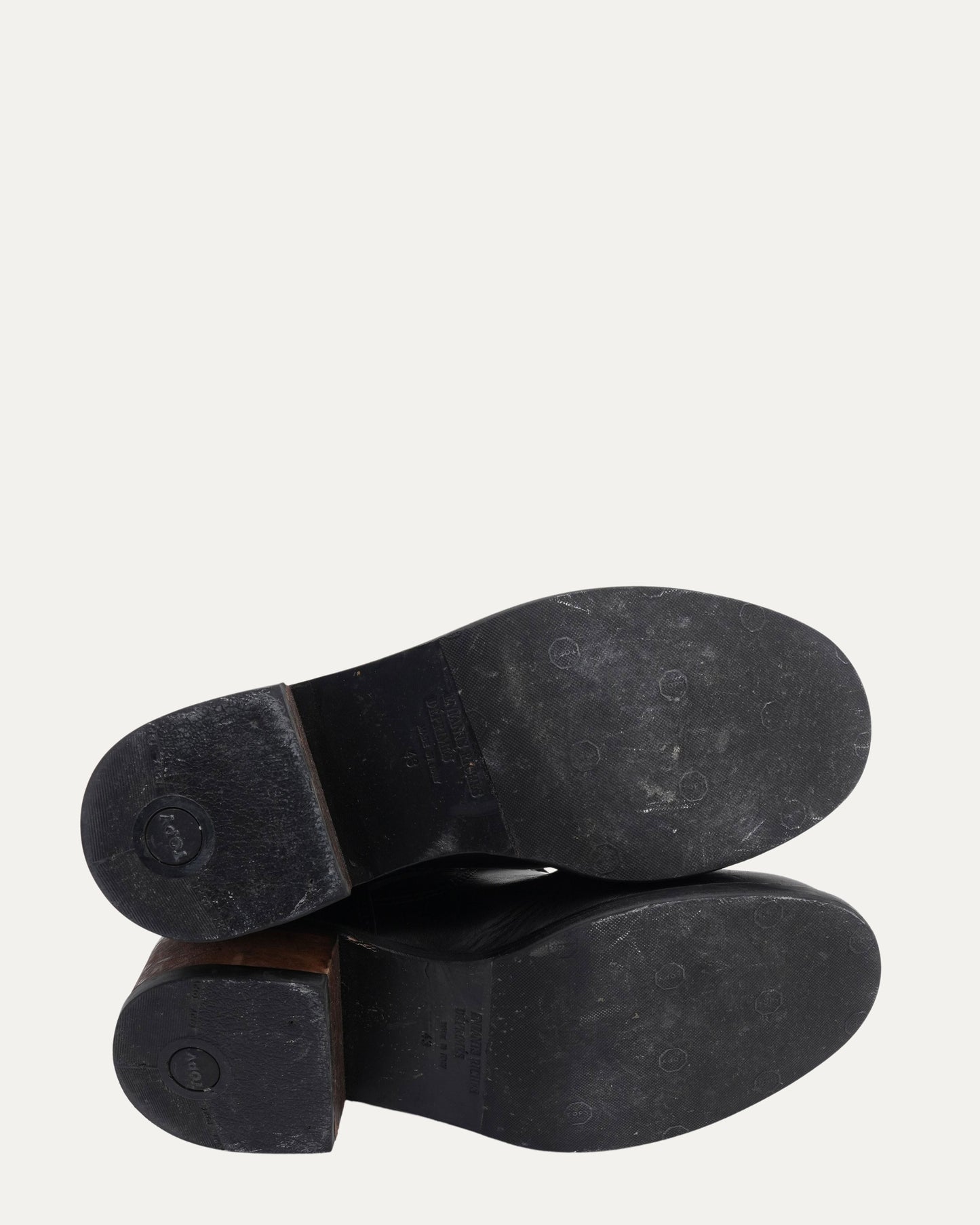 Rose Buckle Engineer Boots