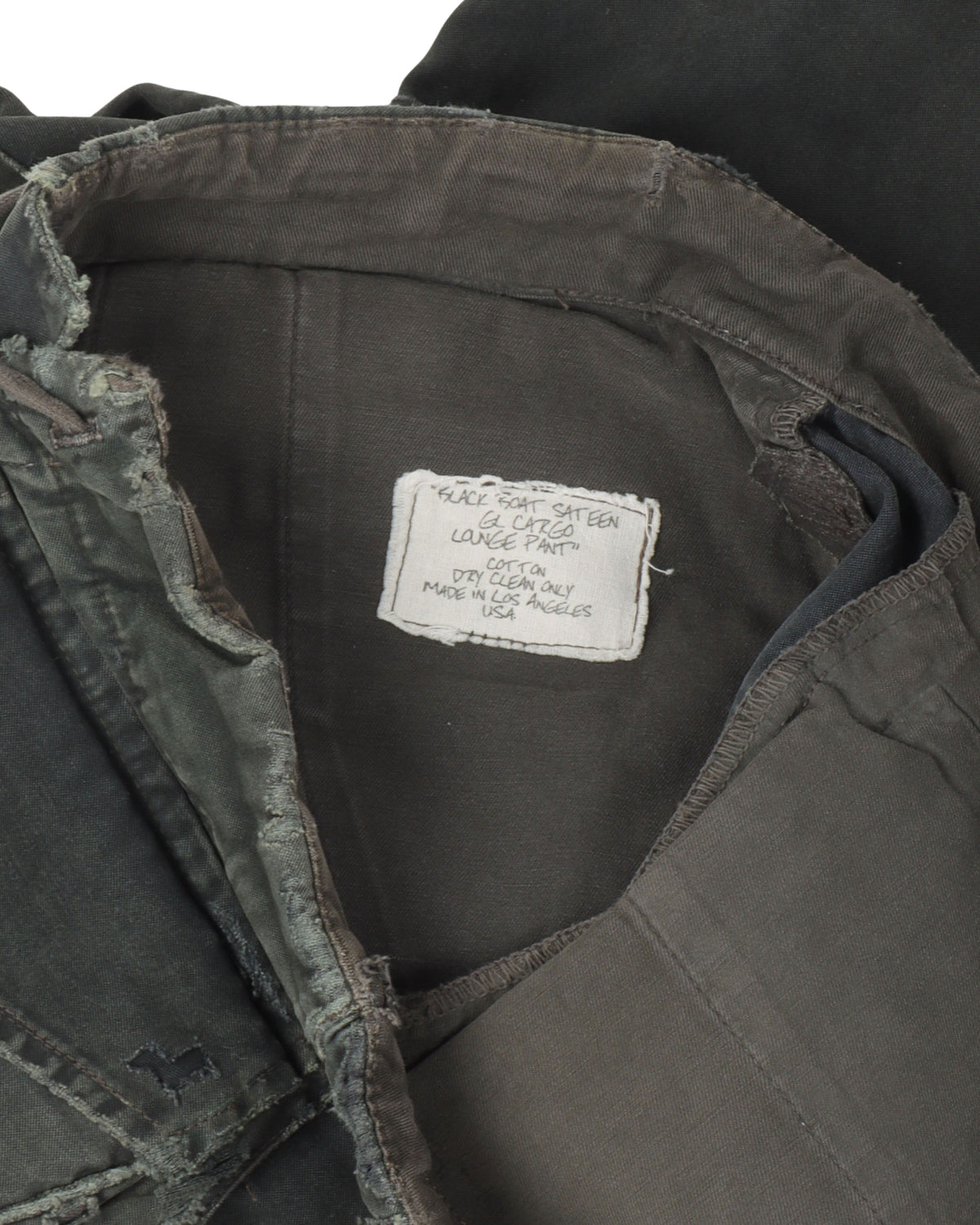 Black Boat Sateen GL Cargo Lounge Pant