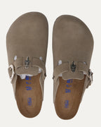 Dagger Embellished Birkenstock Boston Suede Mule