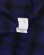 Plus Cross Patch Loose Ends Flannel Shirt