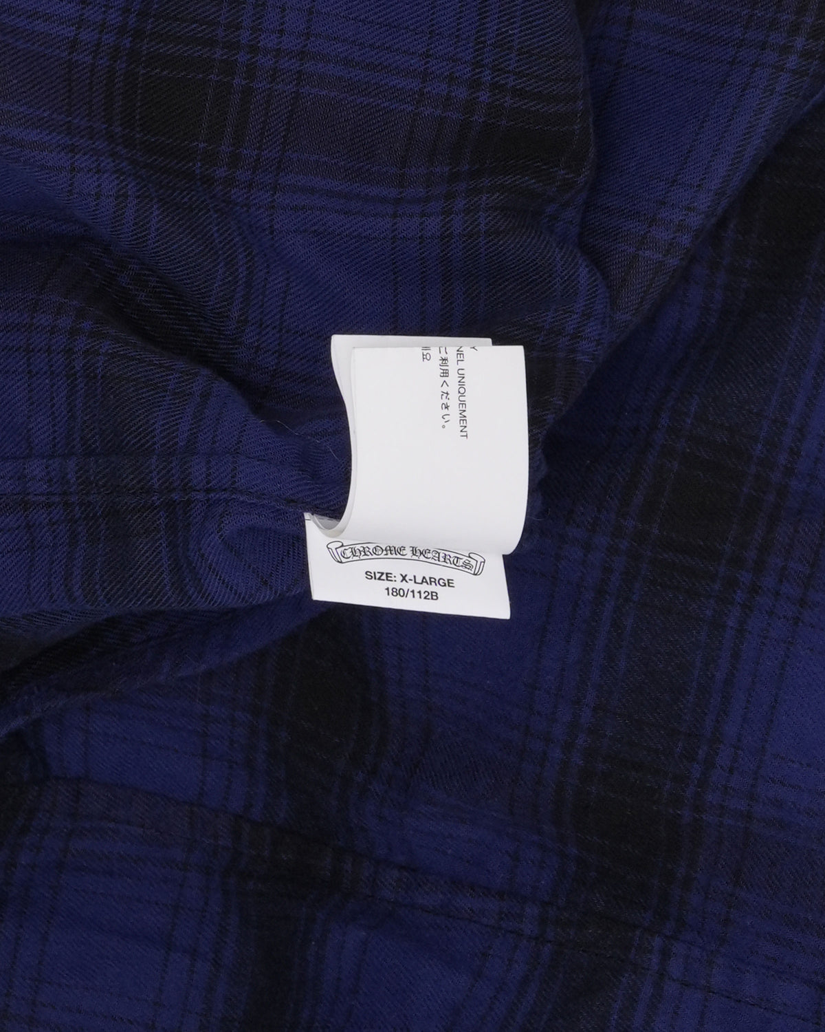 Plus Cross Patch Loose Ends Flannel Shirt