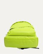 Puffy Logo-Print Leather Backpack