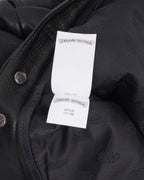 Floral Cross Patch Western Leather Jacket