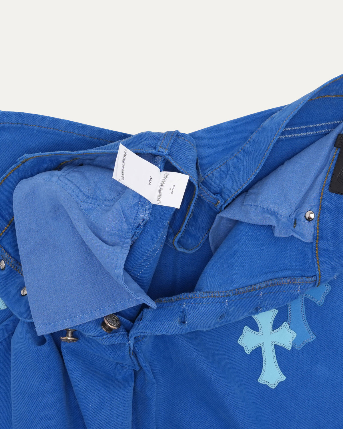 London Exclusive Levis 501 Cross Patch Jeans
