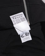 Vertical Logo Thermal Lined Zip Up Hoodie