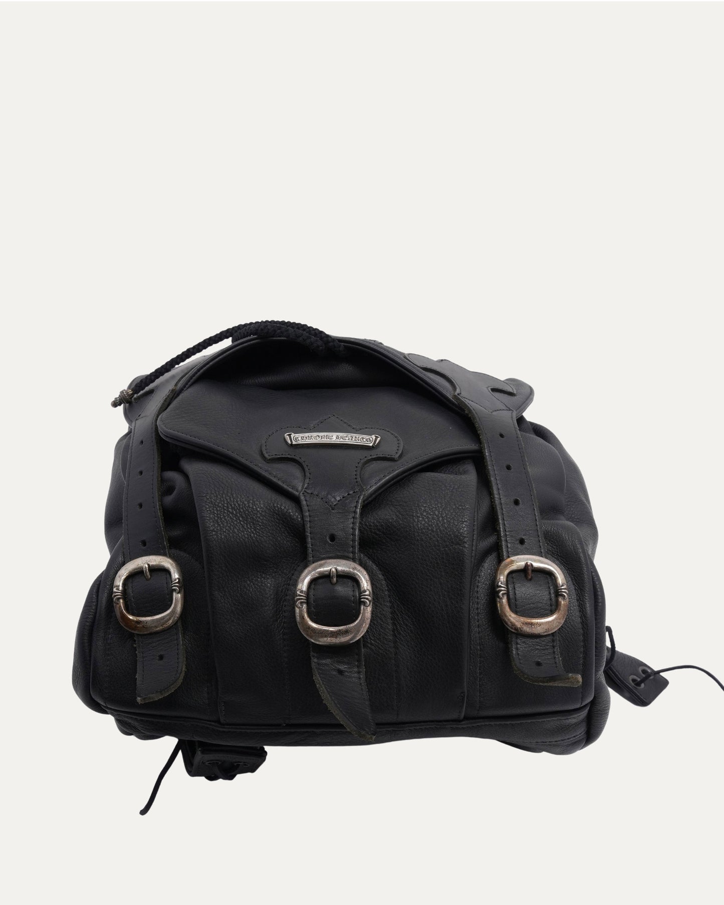 Filigree Cross Gunslinger Leather Backpack