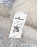 Vitrified Lambskin Duffel Coat