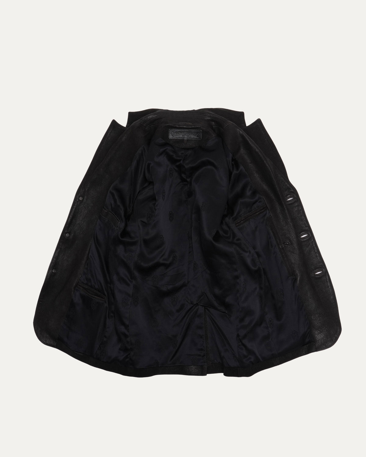 Blistered Leather Blazer