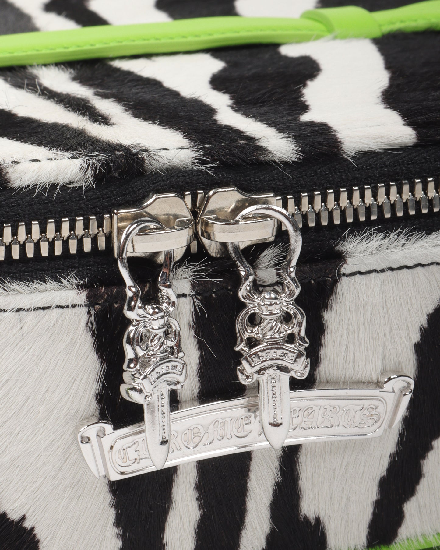 Leather & Pony Hair Jewelry Case
