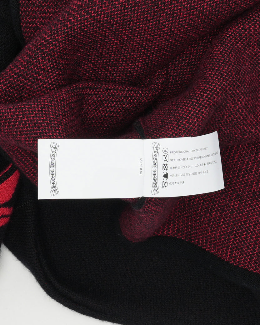 Cashmere Cross Patch Sweater