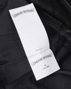 Fleur Knee Leather Carpenter Pants