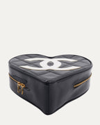 1995 Patent Leather Heart Vanity Bag