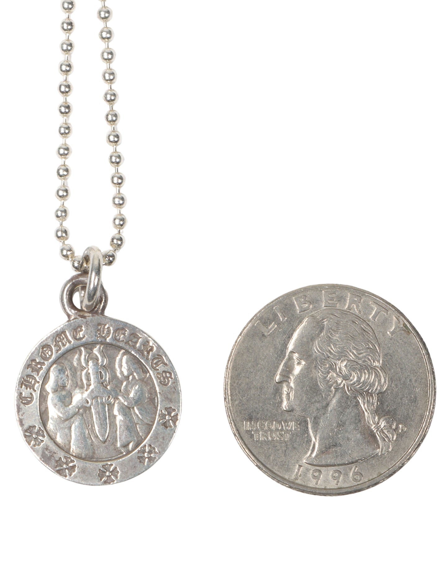 Small Medallion Pendant w/ Chain